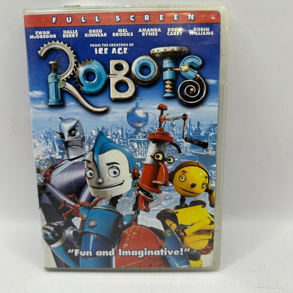 Robots Full Screen DVD Rated PG 20th Century Fox Ewan McGregor Halle Berry - Picture 2 of 4
